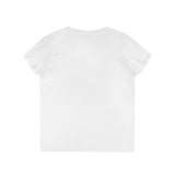 Spilled Wine Ladies' V-Neck T-Shirt - Vineyard Vibes, Italy Wine Shirt, Gift for Wine Lovers, Casual Tee, Summer Fashion, Travel T-Shirt
