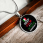 Let Italian Girl Handle It With Circle Charm Bangle