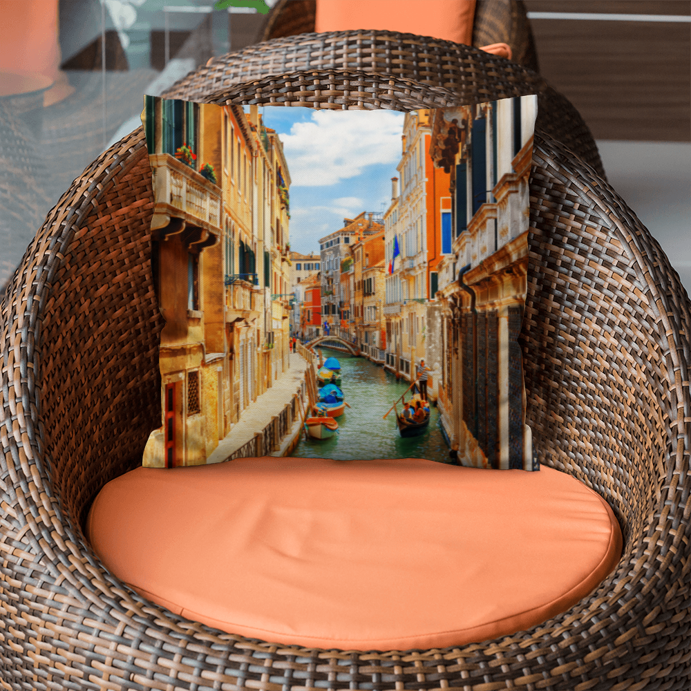 Venice II Throw Pillow Cover with Insert - SO