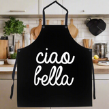 Ciao Bella Black Apron