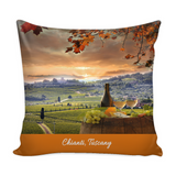 Chianti Tuscany Decorative Throw Pillow Set (Pillow Cover and Insert)