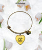 Ciao Bella with Heart Charm Bangle in Gold & Silver option