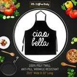 Ciao Bella Black Apron