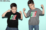 Thank God I'm Italian Kids Shirt