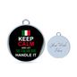 Let Italian Girl Handle It With Circle Charm Bangle