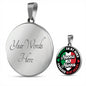 Nonna and Nonno Forever in My Heart Necklace in Gold & Stainless Steel
