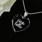 Ciao Bella with Black Heart Pendant Necklace