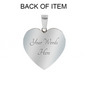 Ciao Bella with Black Heart Pendant Necklace