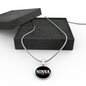 Nonna The Woman The Myth The Legend with Circle Pendant Necklace