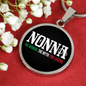 Nonna The Woman The Myth The Legend with Circle Pendant Necklace