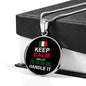 DUMMY of Let The Italian Girl Handle It With Circle Pendant Necklace