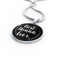 Best Nonna Ever With Black Circle Pendant Necklace