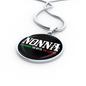 Nonna The Woman The Myth The Legend with Circle Pendant Necklace
