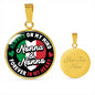 Nonna and Nonno Forever in My Heart Necklace in Gold & Stainless Steel