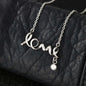 Scripted Love Necklace to Sweetheart