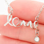 Scripted Love Necklace to Sweetheart