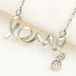 Scripted Love Necklace to Sweetheart