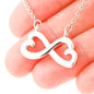 Infinity Hearts Necklace to Sweetheart