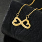 Infinity Hearts Necklace to Sweetheart