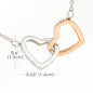 Interlocking Hearts Necklace from Husband to Wife