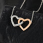 Interlocking Hearts Necklace from Husband to Wife