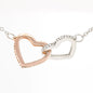 Interlocking Hearts Necklace from Husband to Wife