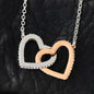 Interlocking Hearts Necklace from Husband to Wife