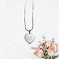 Italian Flag with Heart Pendant Necklace