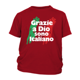 Thank God I'm Italian Kids Shirt