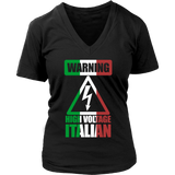 Warning High Voltage Italian Shirt