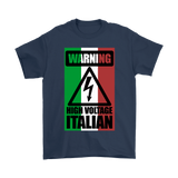 Warning High Voltage Italian II Shirt