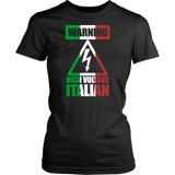 Warning High Voltage Italian Shirt