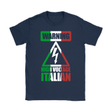 Warning High Voltage Italian Shirt