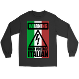 Warning High Voltage Italian II Shirt