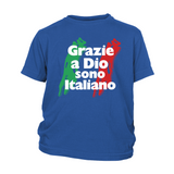 Thank God I'm Italian Kids Shirt