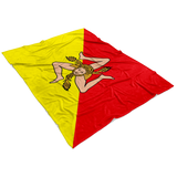 Sicilian Flag Fleece Blanket
