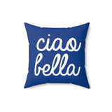 Ciao Bella Pillow Cover with Insert - Blue