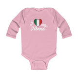 I Love My Nonna Long Sleeve Baby Onesie