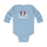 I Love My Nonna Long Sleeve Baby Onesie