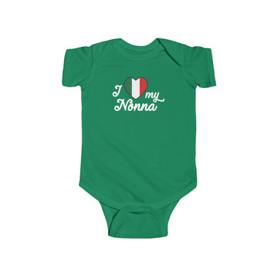 I Love My Nonna Baby Bodysuit/Onesie - Kelly Green