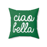 Ciao Bella Pillow Cover with Insert - Green