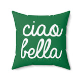 Ciao Bella Pillow Cover with Insert - Green