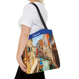 Venice III Canal Photo Tote Bag - Travel Souvenir AOP Tote