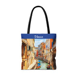 Venice III Canal Photo Tote Bag - Travel Souvenir AOP Tote