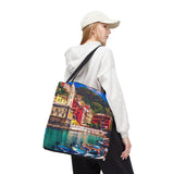 Cinque Terre Tote Bag | Beach Lover's Accessory, Eco-Friendly Shopping, Colorful Travel Bag, Artful Everyday Tote, Summer Gift Idea Italy