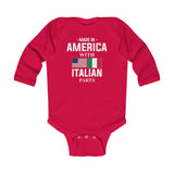 Made in America with Italian Parts Infant Long Sleeve Bodysuit