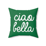 Ciao Bella Pillow Cover with Insert - Green