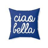 Ciao Bella Pillow Cover with Insert - Blue