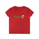 Kiss Me I'm Italian II Shirt - Italian Pride V-Neck T-Shirt, Baciami Sono Italiana Tee, Women's Casual Top, Gifts for Italian Heritage, Italy Shirt, Summer Outfit