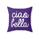 Ciao Bella Pillow Cover with Insert - Purple